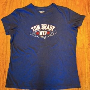 New- TOM BRADY MVP 2007 NEW ENGLAND PATRIOTS REEBOK Shirt- Youth Size- Large